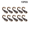 Wall Door Antique Hook Hangers W/ Screw For Key Clothes Coat Hat Bag