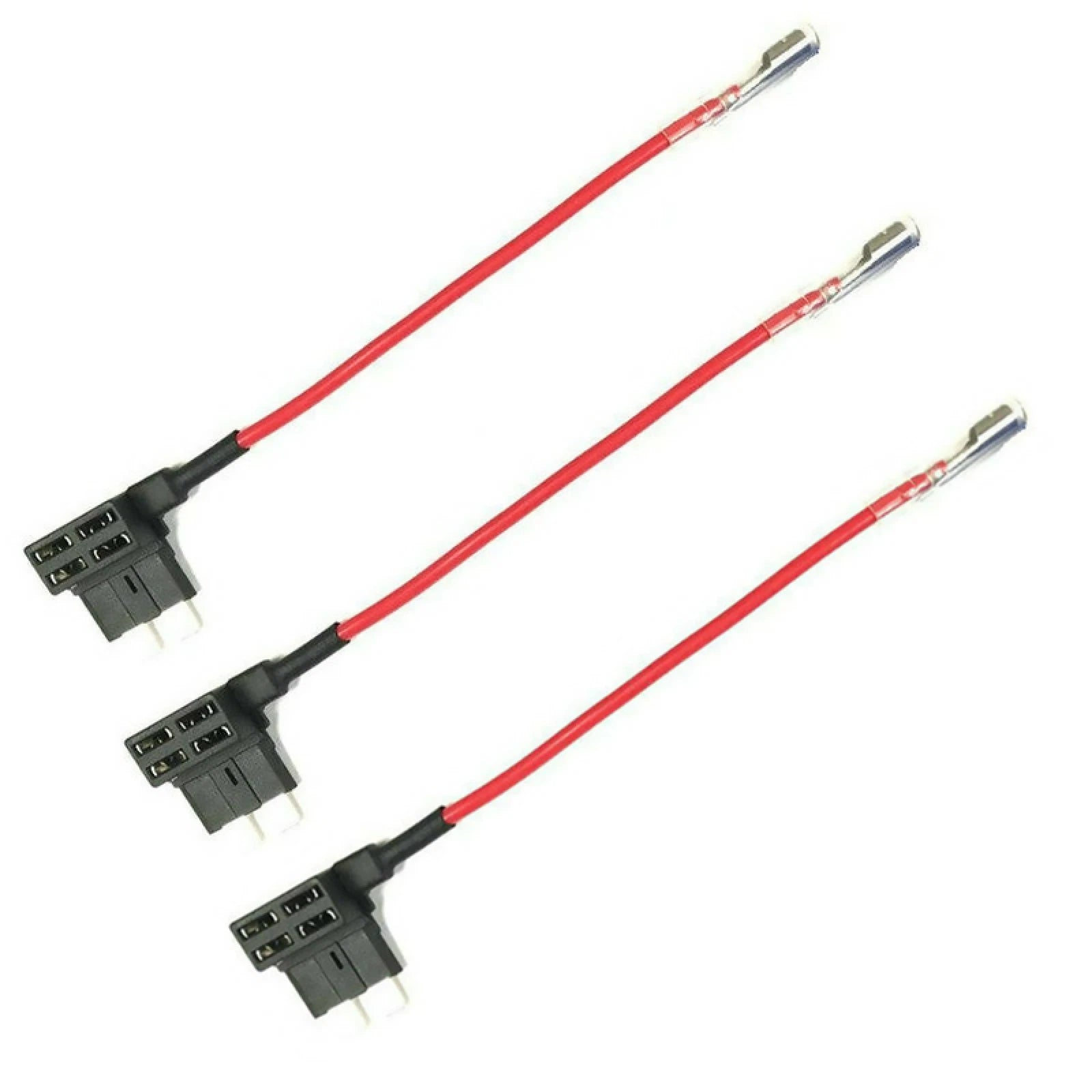 3 Pack Car Fuse Add-a-circuit Tap Adapter Cable Wire Medium Size