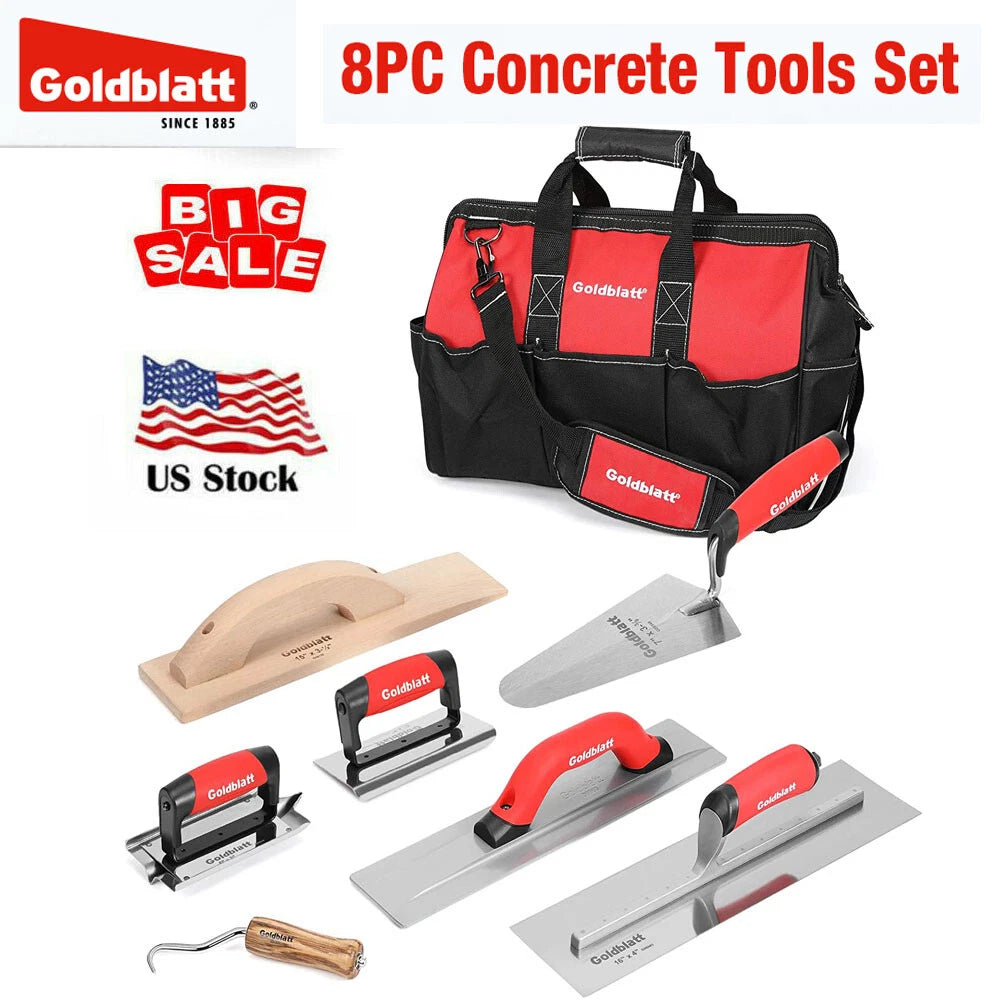Goldblatt Masonry Hand Concrete And Cement Tools Set With 16'' Tool