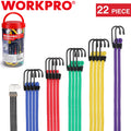 WORKPRO 22PCS Bungee Cords Heavy Duty 10" 18" 24" 30" 36" 48" Bungie