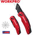 Workpro Heavy Duty Folding Utility Knife Metal Axis | Built Supply Co