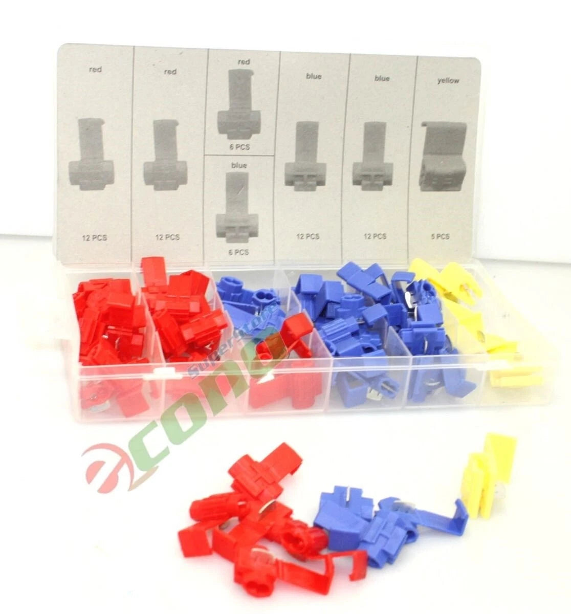 Quick Splice Wire Connector Assortment 10-22ga Pro Electrician Tools