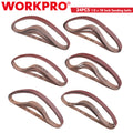 WORKPRO 24-Pack Sanding Belt Aluminum Oxide 1/2 x 18" by WORKPRO