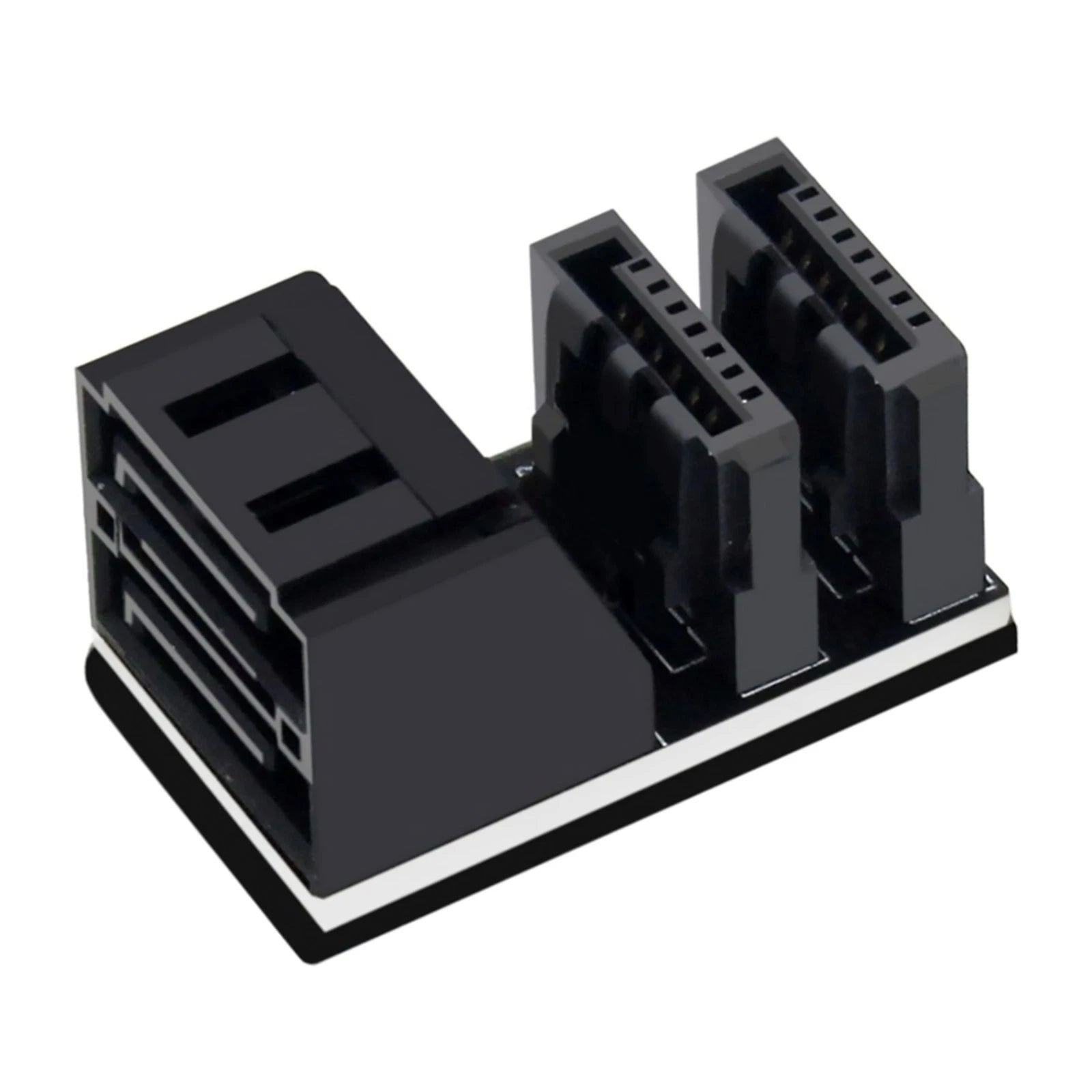 Dual Sata 7pin Female To 7pin Male Adapter Converter For Desktops
