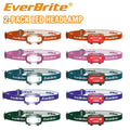 EverBrite 2-Pack LED Headlamp by EverBrite
