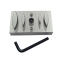 Disc Cutter Ring Blank Scallop Shape With 4 Punches Size 1 3/16"-2