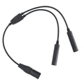 General Aviation Headset Ga Dual Plugs To For Airbus 5pin Xlr