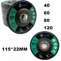 Ceramic Flap Discs 4.5" x 7/8" 20/40 Pack by Unbranded
