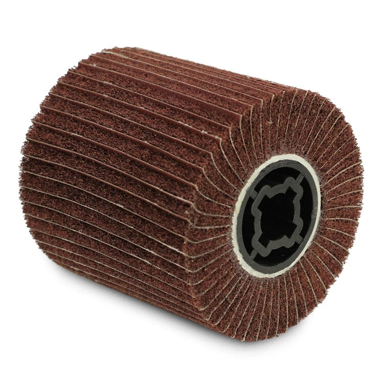 4" x 4" BHA Interleaf Flap Wheel Abrasive Drum 3/4" Quad Keyway - 120 Grit