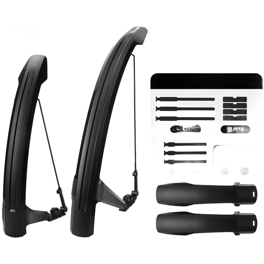Full Coverage Extended Mudguard For Road Bike Made With Tough Pp Pa