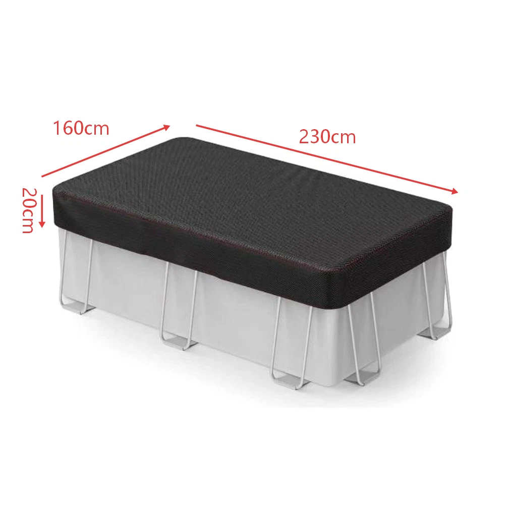 Square Pool Cover 210d Oxford Material Waterproof Uv Protection