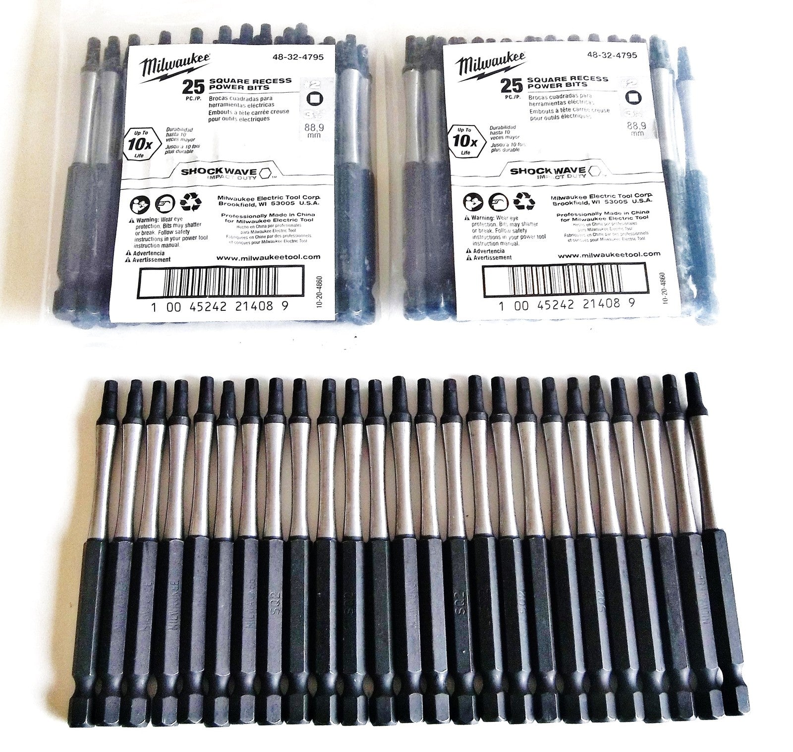 Milwaukee Shockwave Impact Screw Bits