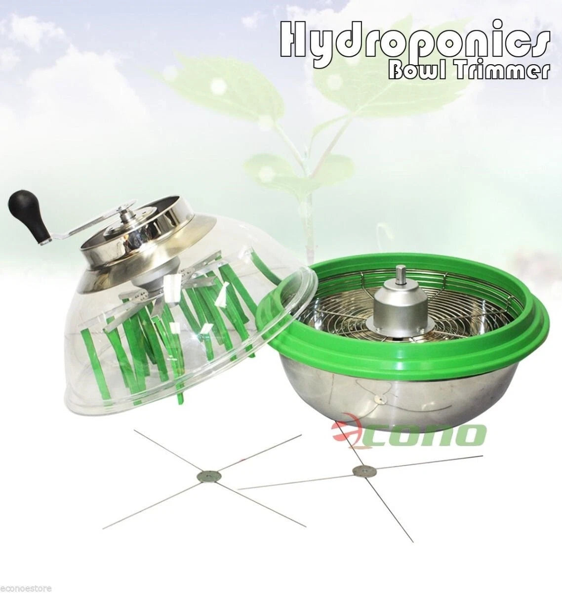 Clean Cut Leaf Trimmer Pro16" Stainless Bowl Trim Bud Flower Twigs