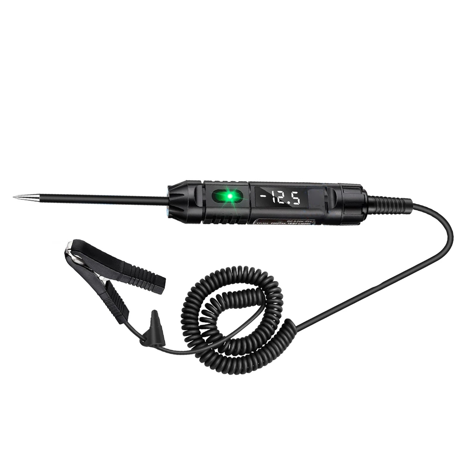 Automotive Test Light 3-72V Led Digital Voltmeter For Motorcycle Boat