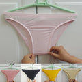 Stylish Men Low Waist Underpants With Jacquard Texture And Breathable