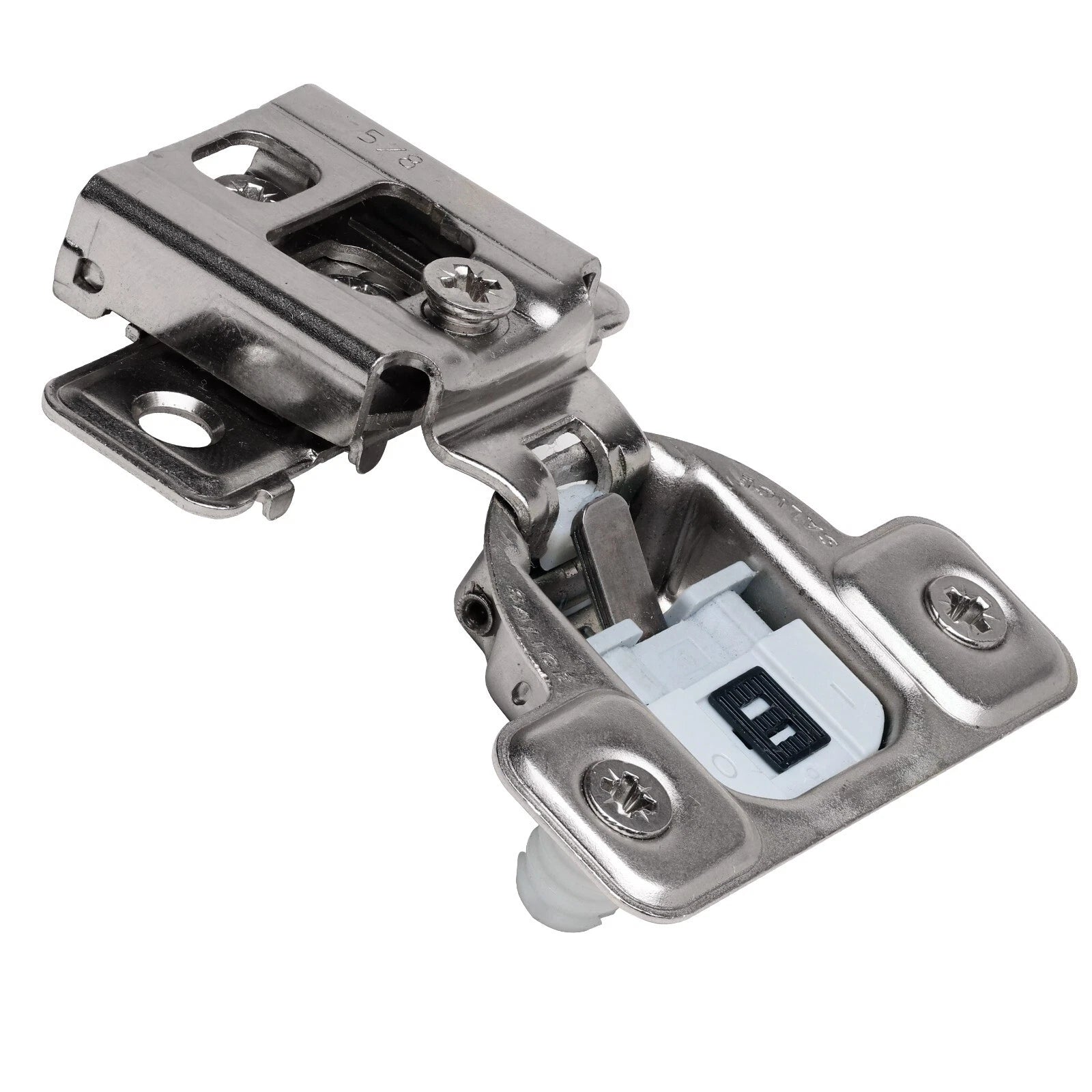 Salice 106 Degree 5/8" Overlay, Soft Close Knock-in Face Frame