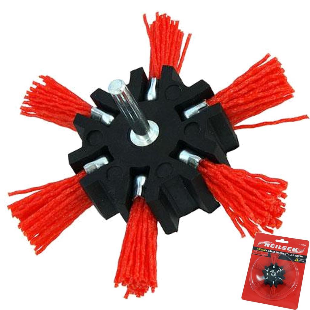 Neilsen Nylon Abrasive Flap Brush