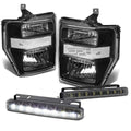 Black Clear Signal Head+bumper+sm<wbr/>oke Led Fog | Built Supply Co