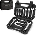WORKPRO 12PIECES Stubby Combination Wrench Set by WORKPRO
