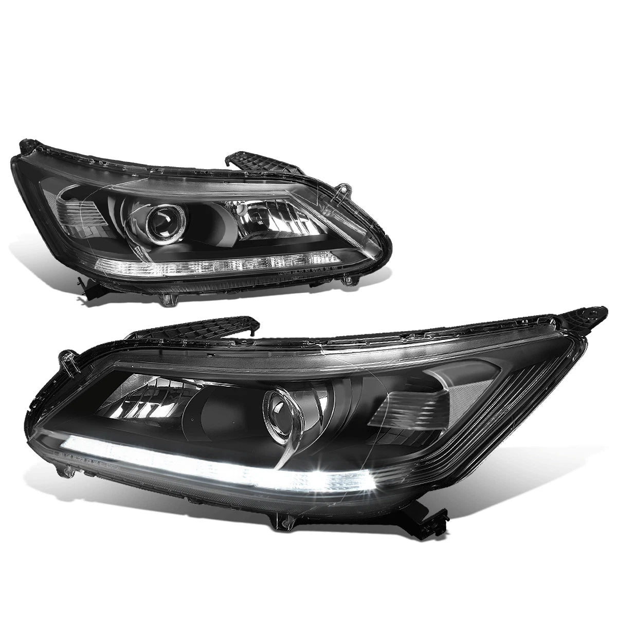 For 2013-2015 Honda Accord Black/clear Corner | Built Supply Co