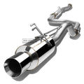 Fit 92-00 Civic 2Dr/4Dr Em/Ej/Eg 4" Rolled Muffler Tip Racing Catback
