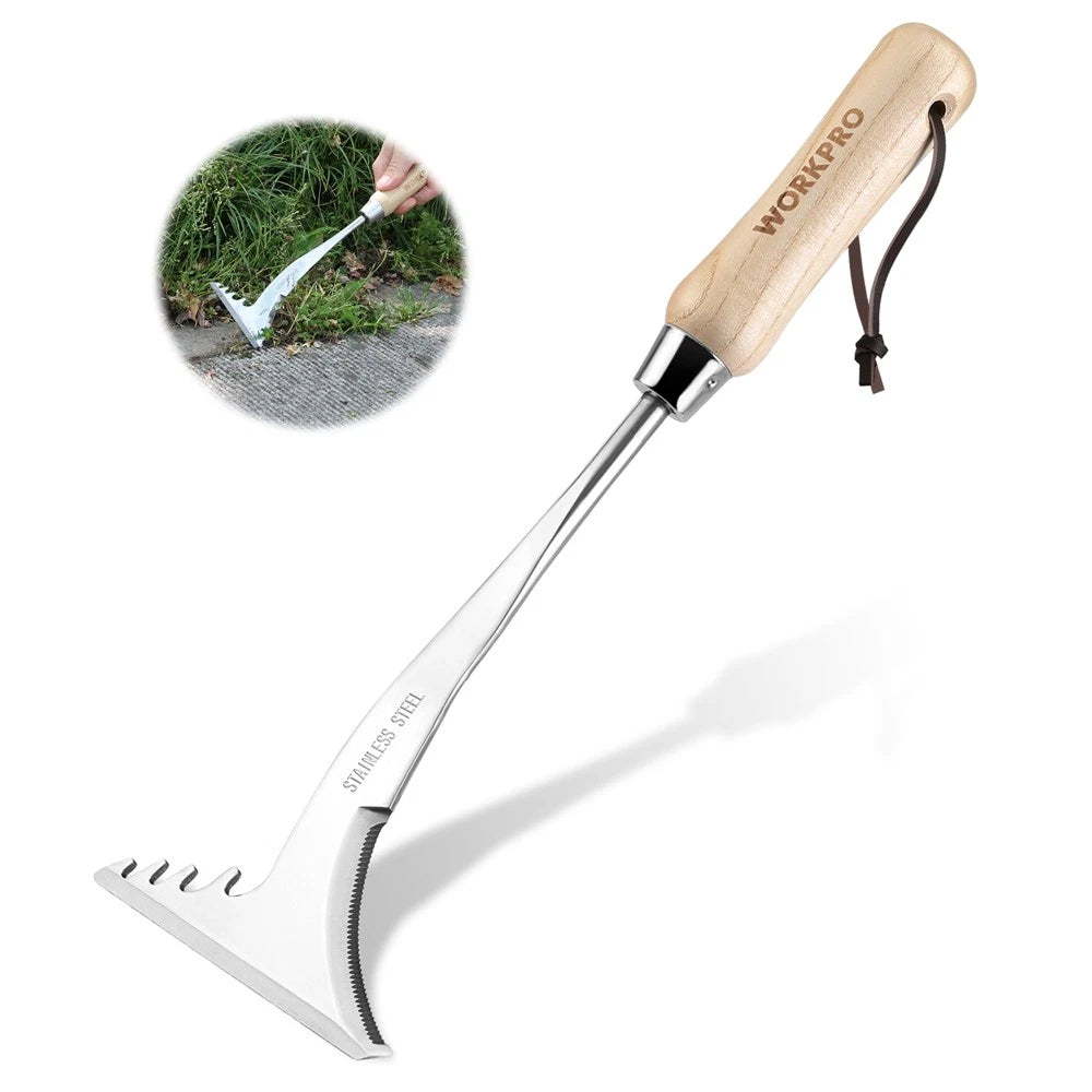 Workpro 13.5" Crack Weeder Stainless Steel Crevice Weed Tool Weed
