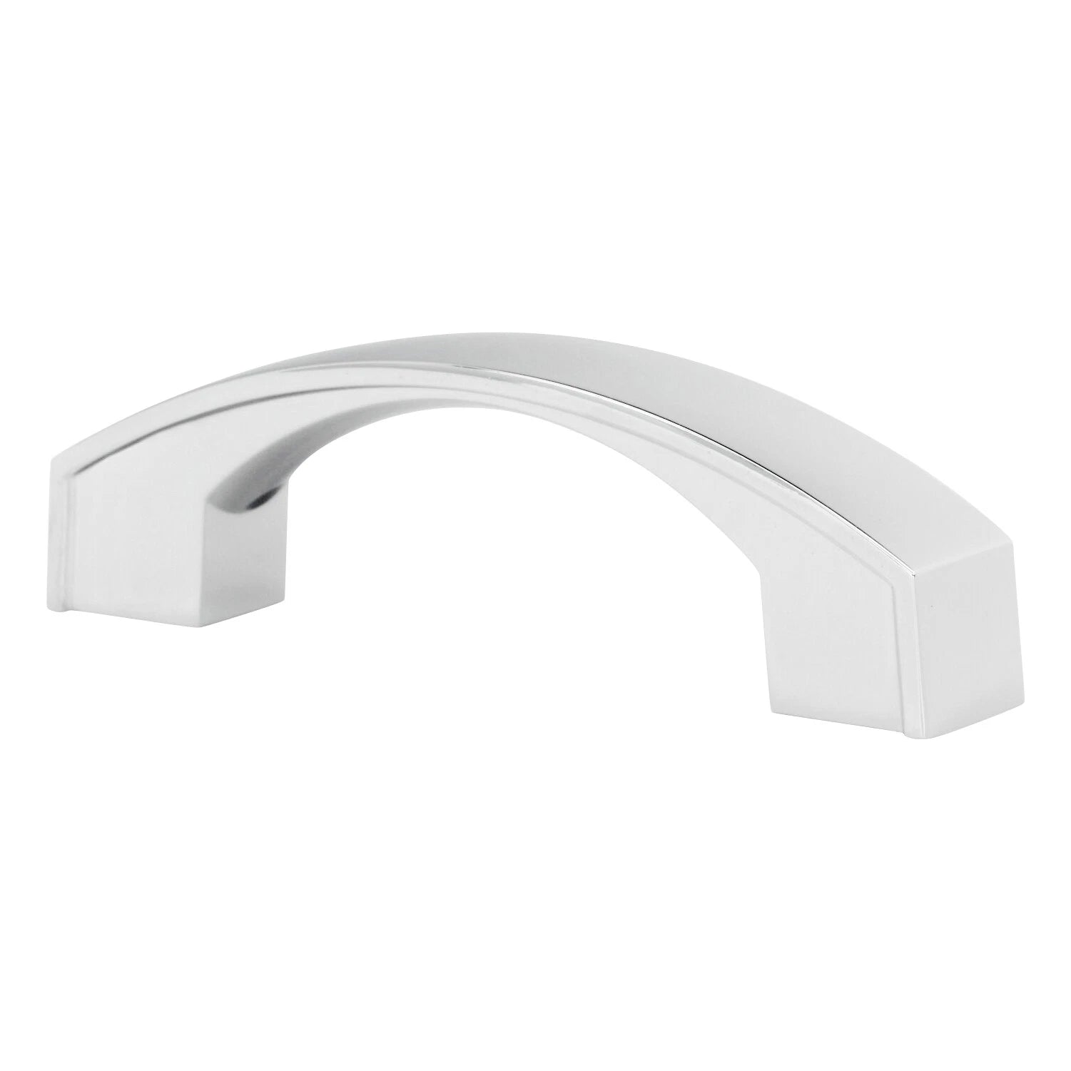 25 Pack Bow Arch Style 3" Chrome Kitchen Cabinet | Built Supply Co