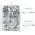 Wholesale Safety Pins Assorted 6 Size Heavy Duty Nickel Plated
