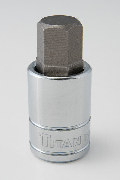 Titan 1/2-Inch Drive 5/8-Inch Hex Bit Socket by Titan