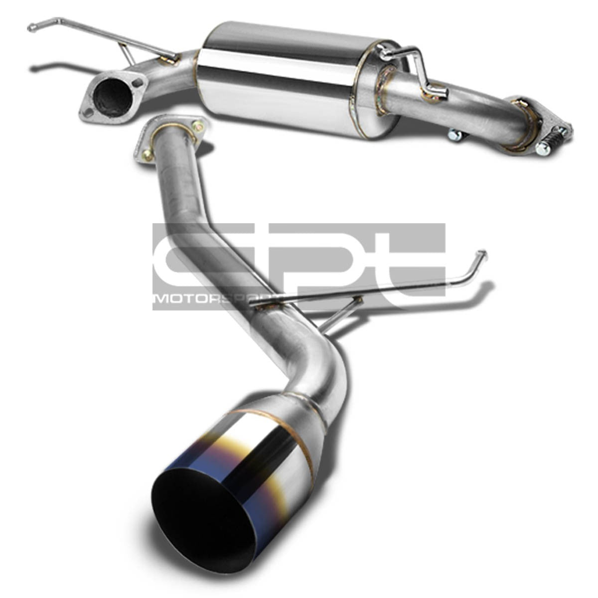 Fit Celica Zz/T230 1.8l Catback 3" Inlet Piping Exhaust 4.5" Burnt