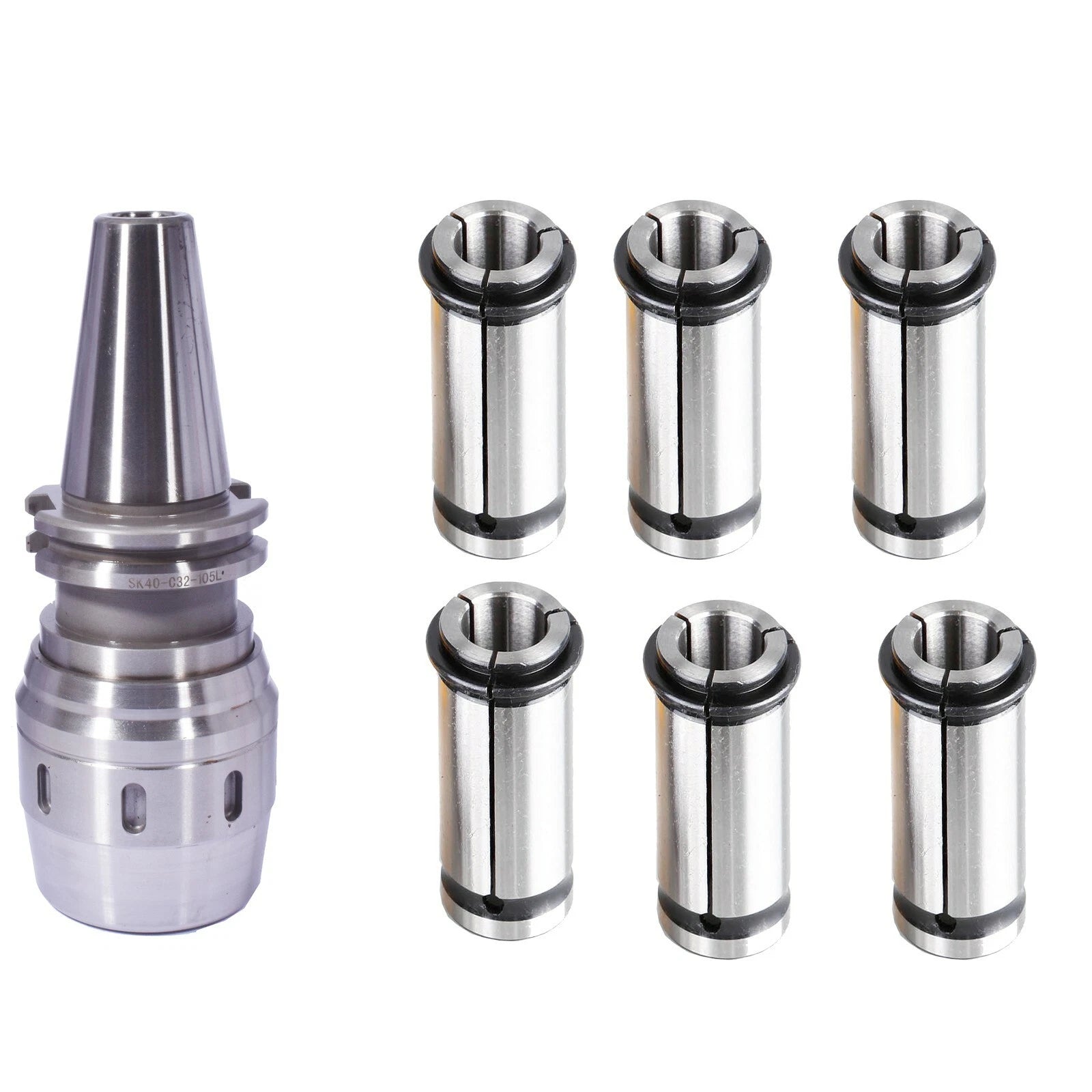NEW SK40 SC32 POWER MILLING COLLET TOOL HOLDER  6PC POWER COLLET CHUCK USA SELL