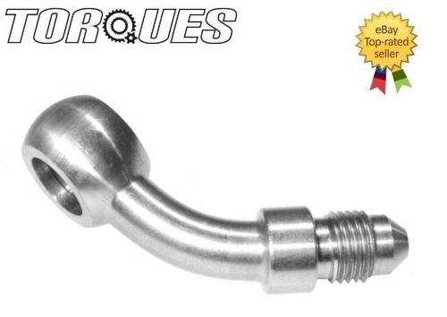 AN-3 Male 45 Degree Stainless Steel Banjo Fitting by Unbranded