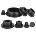 Black Silicone Rubber Round Hole Plugs