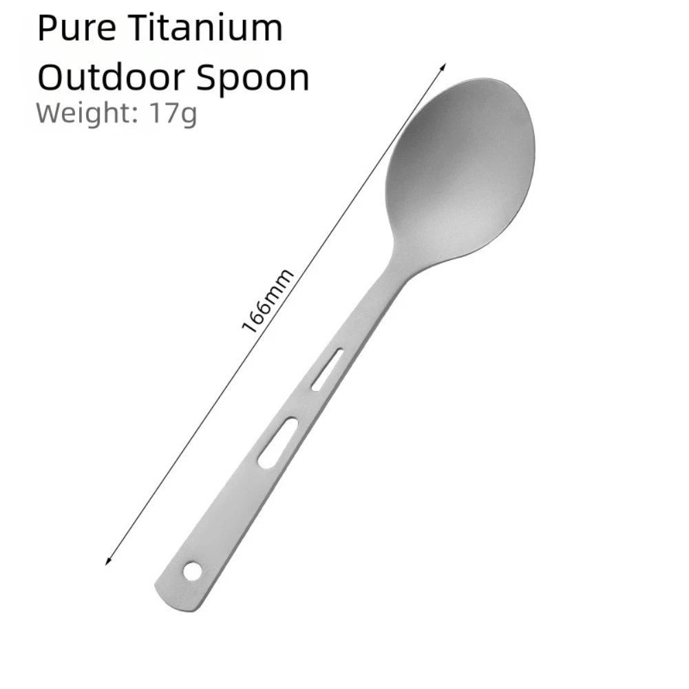 Outdoor Hiking Titanium Cutlery Set Fork Spoon | Built Supply Co