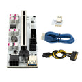 Pci-e 1x To 16x Power Usb3.0 Gpu Riser Extender Adapter Card Ver010-x