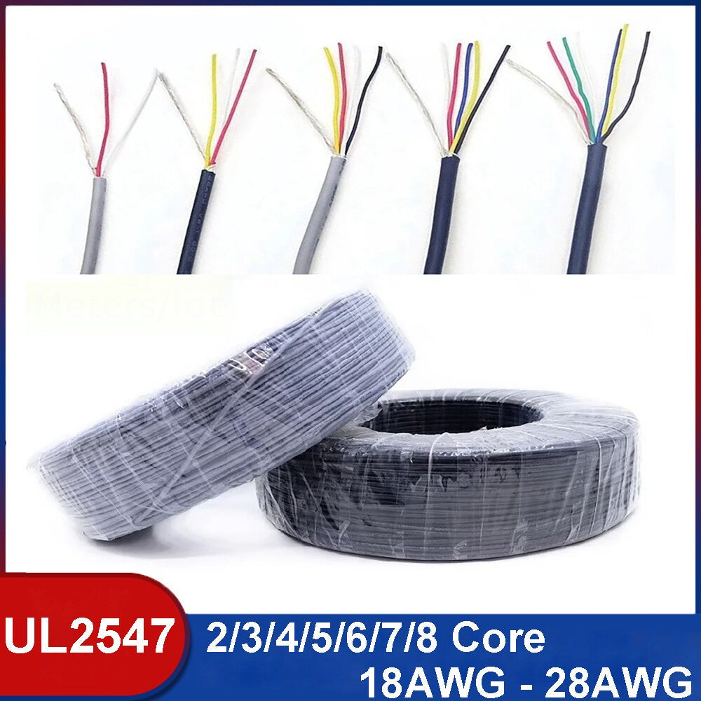 Shielded Cable Wire 2 to 8 Core Copper