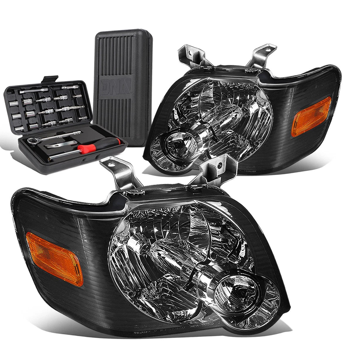 For 2006-2010 Ford Expedition Pair Smoked/amber | Built Supply Co