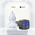 6 Usb Qc3.0 Car Charger Fast Charging Mobile Phone Quick Charge For