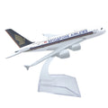 1/400 Scale 16cm Aircraft Singapore A380 Alloy Plane Model Static