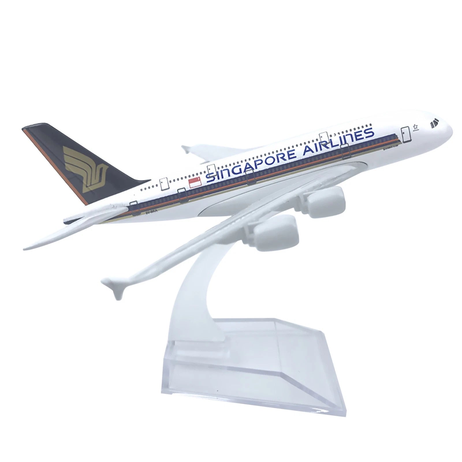 1/400 Scale 16cm Aircraft Singapore A380 Alloy Plane Model Static