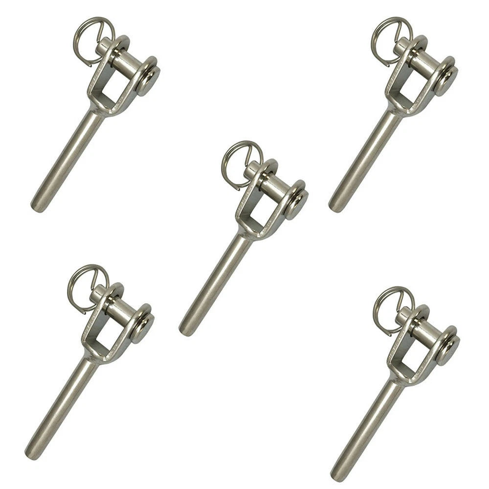 Stainless Steel 316 Swage Jaw Terminal For 3/16" Cable Hand Swage -