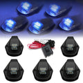 Fit 80-96 F-series Pickup Smoked Blue Led Cab Roof Running