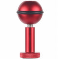 1in Aluminum Camera Ball Head Adapter 1/4 Adjustable Screw Fixed