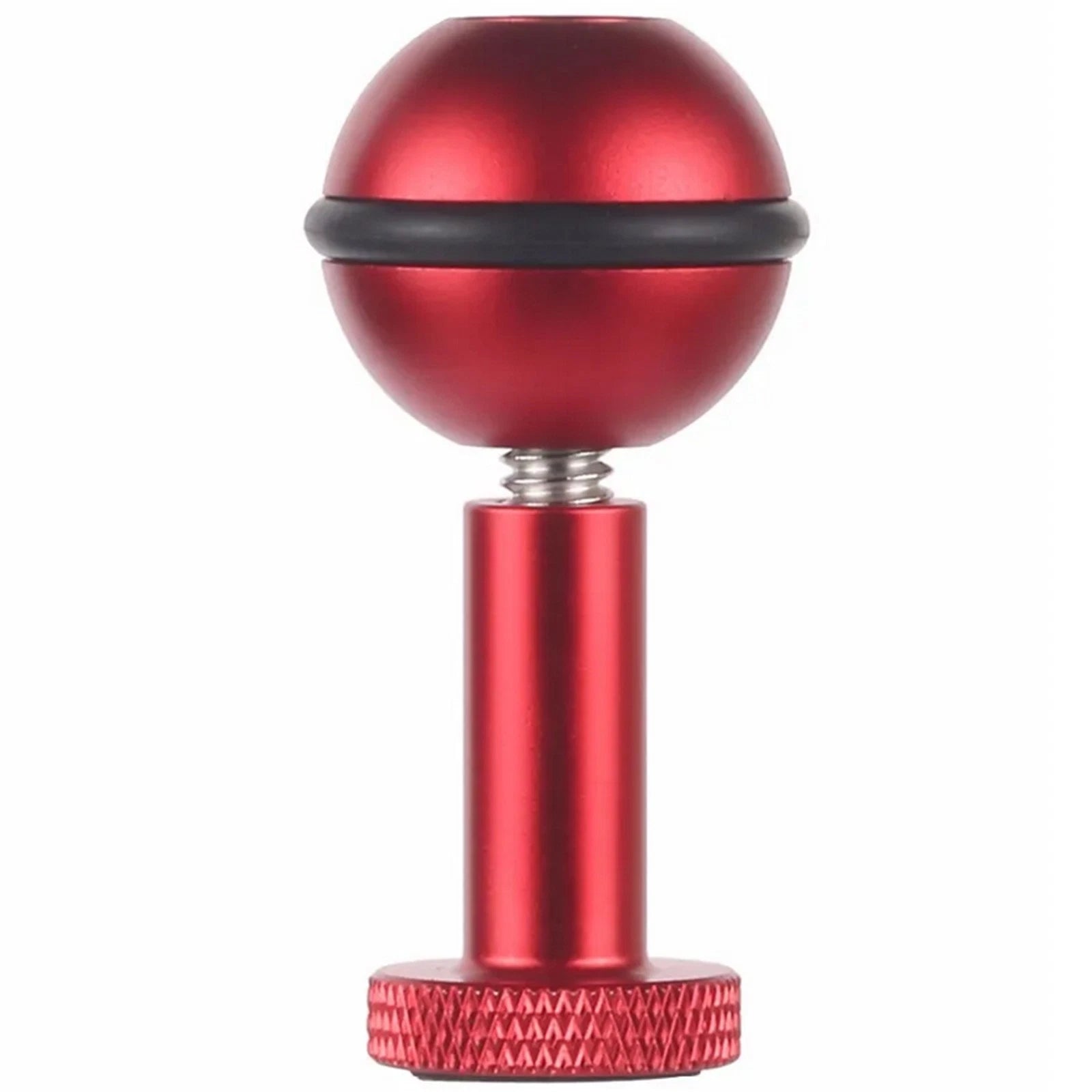 1in Aluminum Camera Ball Head Adapter 1/4 Adjustable Screw Fixed