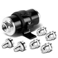 An6/An8/An10 Black 30 Micron Aluminum Performance Inline Fuel/Oil