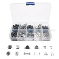 100 Pair Sewing Hook And Eye Closure Snap Fastener Clothing Fixing