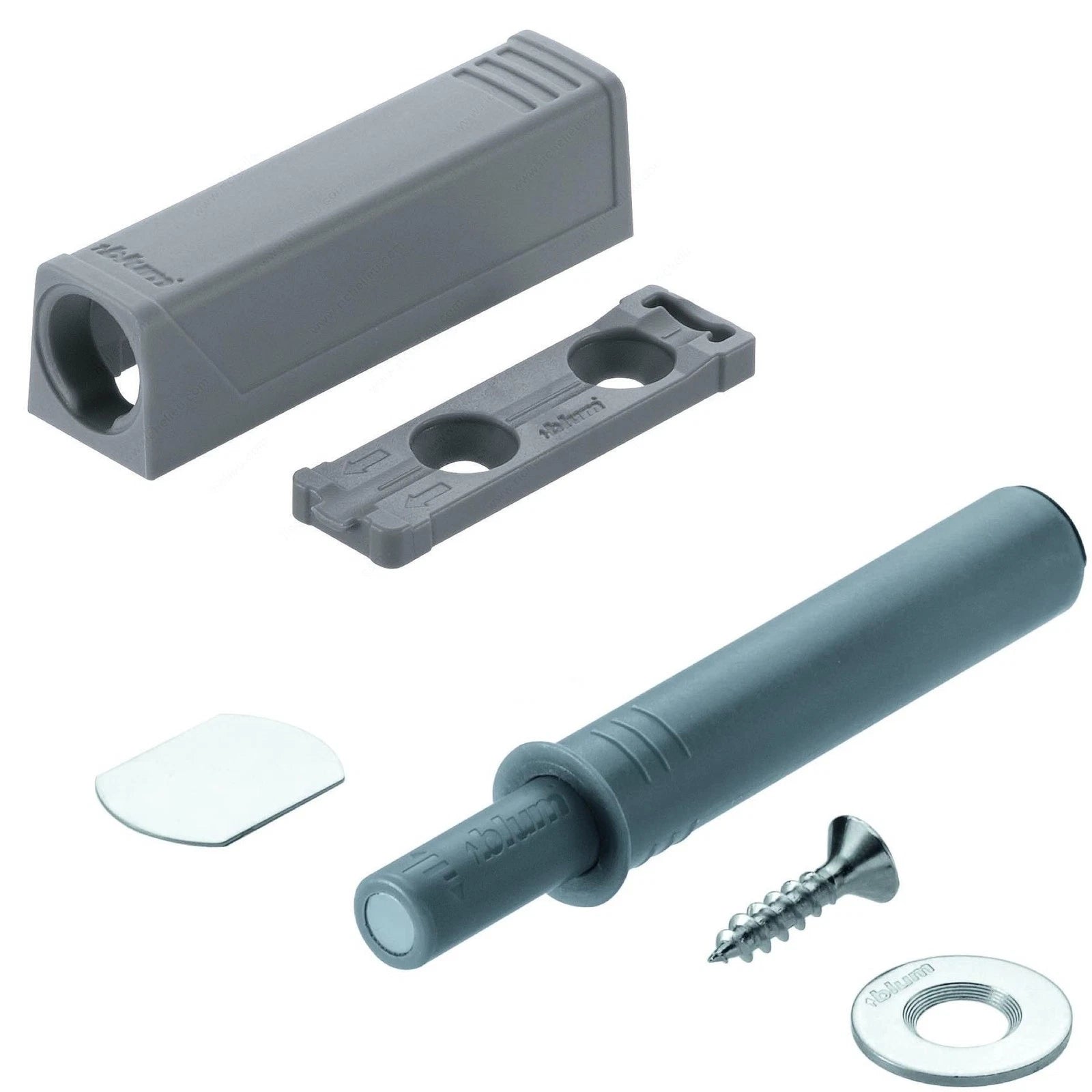 Blum Tip-On Set Magnetic Push to Open Standard Doors 956.1004 +Plate