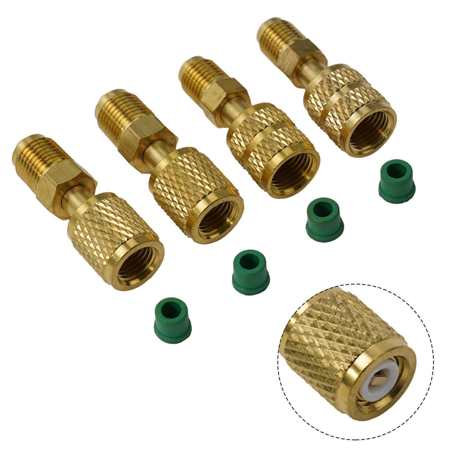 R410a Adapter - 5/16 SAE F to 1/4in SAE Flare