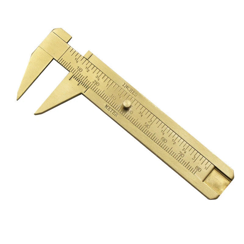 Brass Vernier Caliper 1-80mm Range Non-marring Non-rusting For