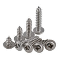 M2-M4 FLANGED SELF TAPPING SCREWS A2 STAINLESS STEEL PO